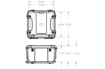 Image of Nanuk 970 Case with Foam Insert for DJI Inspire 2 Landing, Black, 970S-080BK-0A0-19351
