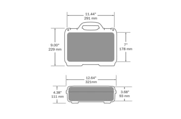 Image of Nanuk Case 909 w/foam insert for DJI Mavic Mini, Silver, Small, 909-MAVM5