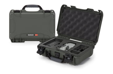 Image of Nanuk Case 909 w/foam insert for DJI Mavic Mini, Olive, Small, 909-MAVM6