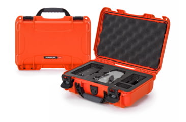Image of Nanuk Case 909 w/foam insert for DJI Mavic Mini, Orange, Small, 909-MAVM3