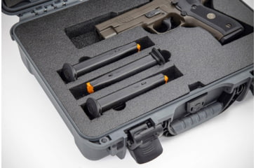 Image of Nanuk Case 910 w/Foam For Pistol Optic Ready, Graphite, Medium, 910S-080GP-0A0-21312