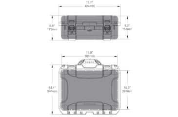 Image of Nanuk Case 920 w/foam insert for DJI Mavic 2PZ, Silver, Medium, 920S-080SV-0A0-18204