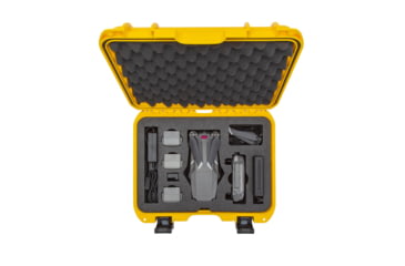 Image of Nanuk Case 920 w/foam insert for DJI Mavic 2PZ, Yellow, Medium, 920S-080YL-0A0-18204