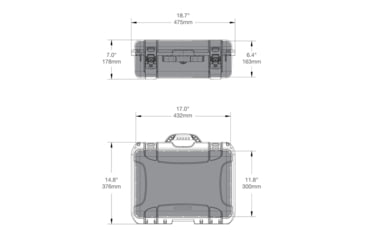 Image of Nanuk Case 925 w/f insert for Mavic 2PZ Smart Cntlr, Silver, Large, 925S-080SV-0A0-19056