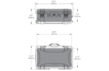Image of Nanuk Case 935 w/foam for Sony A7, Silver, Large, 935S-080SV-0A0-19017