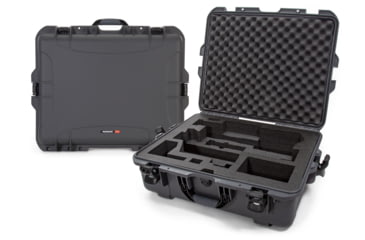 Image of Nanuk Case 945 w/foam insert for Crane 3, Graphite, Large, 945-CRA37