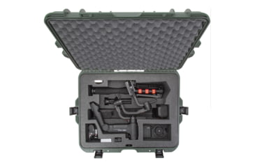 Image of Nanuk Case 945 w/foam insert for Crane 3, Olive, Large, 945-CRA36