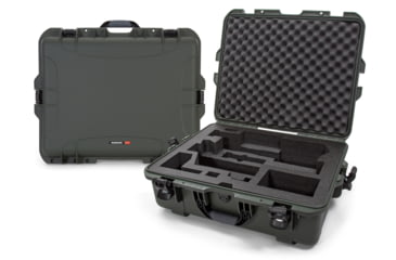 Image of Nanuk Case 945 w/foam insert for Crane 3, Olive, Large, 945-CRA36