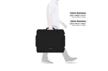 Image of Nanuk 955 Hard Plastic Case, Black, Large, 955S-000BK-0A0
