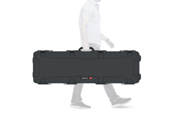 Image of Nanuk 995 Rifle Protective Hard Case, w/ 3-Part Foam Insert, Graphite, 995S-011GP-0A0