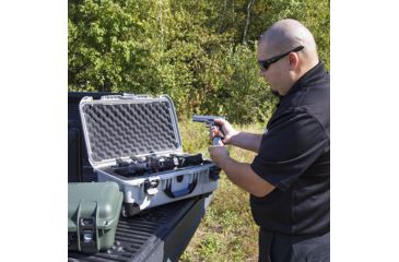 Image of Nanuk Customized foam insert for 935 Case for 6UP Pistols, Black, 1-935-16708