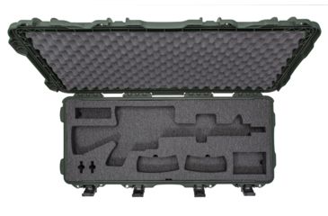 Image of Nanuk 985 Hard Gun Case w/Foam AR, 39.7in, Olive, 985S-081OL-0A0-18249