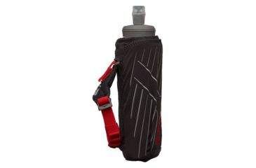 Image of Nathan ExoDraw 2 Insulate Water Bottles, Black/High Risk Red/ Wild Dove, 18oz, NS4868-0524-00