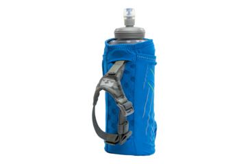 Image of Nathan ExoDraw 2 Insulated Bottle, Deep Water/Vibrant Yellow, 18oz, NS4868-0426-00