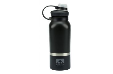 Image of Nathan Hammerhead 3-Tone Bottle, Black/True Black/Wild Dove, 40oz, NS4440-0376-40OZ
