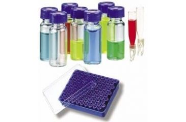 Image of National Scientific Target DP 9-425 Screw-Thread Vials, National Scientific C4000-1 Vials Clear Vials