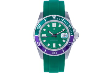 Image of Nautis Interceptor Watch Box Set w/Interchangable Bands &amp; Date Display, Green, One Size, 19161G-H