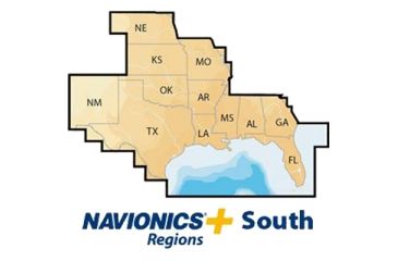 Image of Navionics South, CF, Lakes &amp; Coast, New Condition, CF/NAV+SO