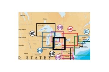 Image of Navionics Platinum Plus Lake Erie and Lake St Clair Marine Digital Map MSD649P