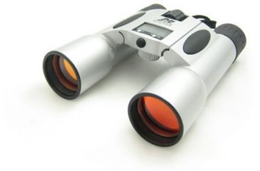 Image of NcSTAR Compact Binocular - 12x32 Binoculars With Digital Clock / Timer / Temp / Ruby Lens BS1232R