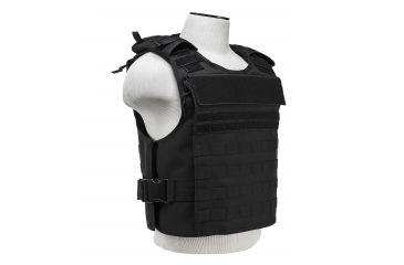 Image of NcSTAR Vism Plate Carrier W/External Hard Armor Pockets, Black, Medium - 2XL, CVPCVEP2984B