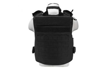 Image of NcSTAR Vism Plate Carrier W/External Hard Armor Pockets, Black, Medium - 2XL CVPCVEP2984B