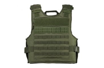 Image of NcSTAR Vism Plate Carrier W/External Hard Armor Pockets, Green, 2XL CVPCVEPL2984G