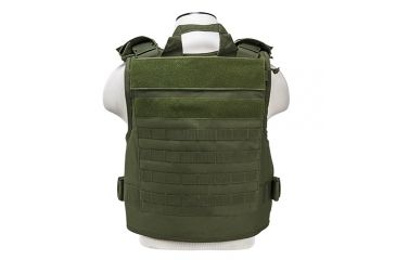 Image of NcSTAR Vism Plate Carrier W/External Hard Armor Pockets, Green, Medium - 2XL, CVPCVEP2984G