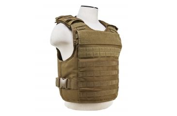 Image of NcSTAR Vism Plate Carrier W/External Hard Armor Pockets, Tan, Medium - 2XL, CVPCVEP2984T