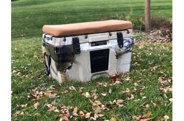 Image of Neanderthal Outdoors Nomad 70 Quartt Cooler, Nomad Camo with Tan Cushion, 70 Quart, NOM-1205