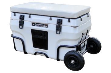 Image of Neanderthal Outdoors Nomad 70 Quartt Cooler, White with White Cushion, 70 Quart, NOM-1202