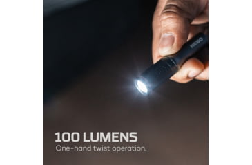 Image of Nebo Columbo Keychain LED Flashlight, AAA, White, 100 Lumens, Black, NEB-POC-1003