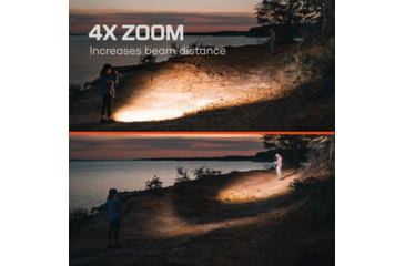 Image of Nebo Davinci LED Flashlight, Lithium Ion, White, 8000 Lumens, Black, NEB-FLT-1016