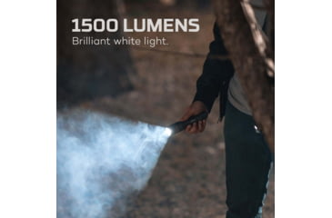 Image of Nebo Davinci Rechargeable Handheld Flashlight, 1500 Lumens, Black, NEB-FLT-0019