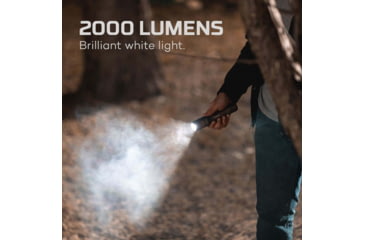 Image of Nebo Davinci Rechargeable Handheld Flashlight, 2000 Lumens, Black, NEB-FLT-0020