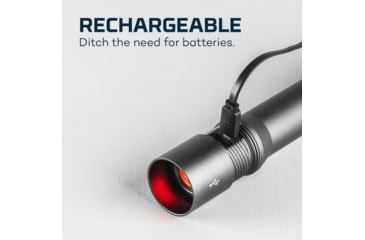 Image of Nebo Davinci Rechargeable Handheld Flashlight, 2000 Lumens, Black, NEB-FLT-0020