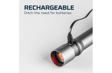 Image of Nebo Davinci Rechargeable Handheld Flashlight, 3500 Lumens, Black, NEB-FLT-0021