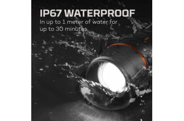 Image of Nebo Davinci Rechargeable Handheld Flashlight, 3500 Lumens, Black, NEB-FLT-0021