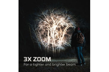 Image of Nebo Davinci Rechargeable Handheld Flashlight, 5000 Lumens, Black, NEB-FLT-0022