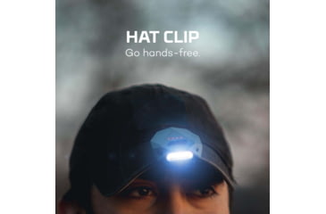 Image of Nebo Einstein Cap Rechargeable Cap Light w/ Wave Activation, Black, NEB-HLP-0004