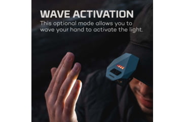 Image of Nebo Einstein Cap Rechargeable Cap Light w/ Wave Activation, Black, NEB-HLP-0004