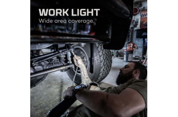 Image of Nebo Franklin Dual Rechargeable Dual Work Light and Spot Light, 500 Lumens, Black, NEB-WLT-0022