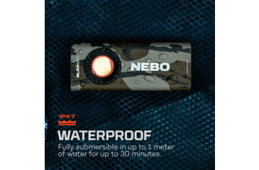 Image of Nebo Slim+ 1200 Li-ion 803450 Rechargeable Battery 1200 Lumens LED Flashlight