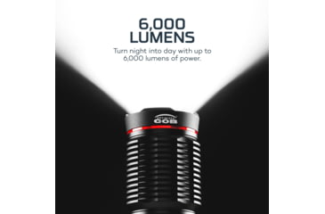 Image of Nebo Redline COB LED Flashlight, Lithium Ion, White, 6000 Lumens, Black, NEB-FLT-0002