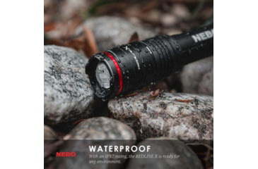 Image of Nebo REDLINE X 1800 Lumen Rechargeable LED Flashlight, Black, NEB-FLT-0008