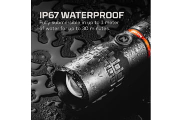 Image of Nebo Slyde King 2K USB-C Rechargeable LED Flashlight and Work Light, Black, NEB-WLT-1003