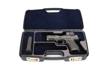Image of Negrini Hybri-Tech RMR Capable Locking Pistol Case, Navy/Navy, Full Size Pistol, 2039iR/6522