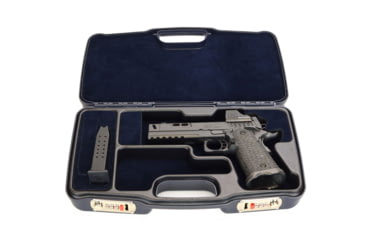 Image of Negrini Hybri-Tech RMR Capable Locking Pistol Case, Navy/Navy, Full Size Pistol, 2039iR/6522