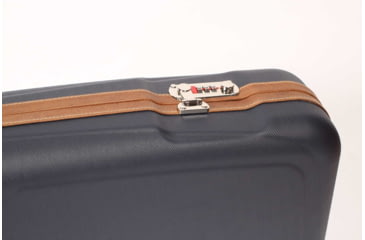 Image of Negrini OU Deluxe Sporting Shotgun Case + Tube Set, Navy/Tobacco Leather/Navy Interior, 1622LX-TUBE/5228