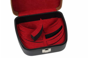 Image of Negrini Shooting Sports Eyewear Case, Black/Bordeaux, 3105LXX/5584